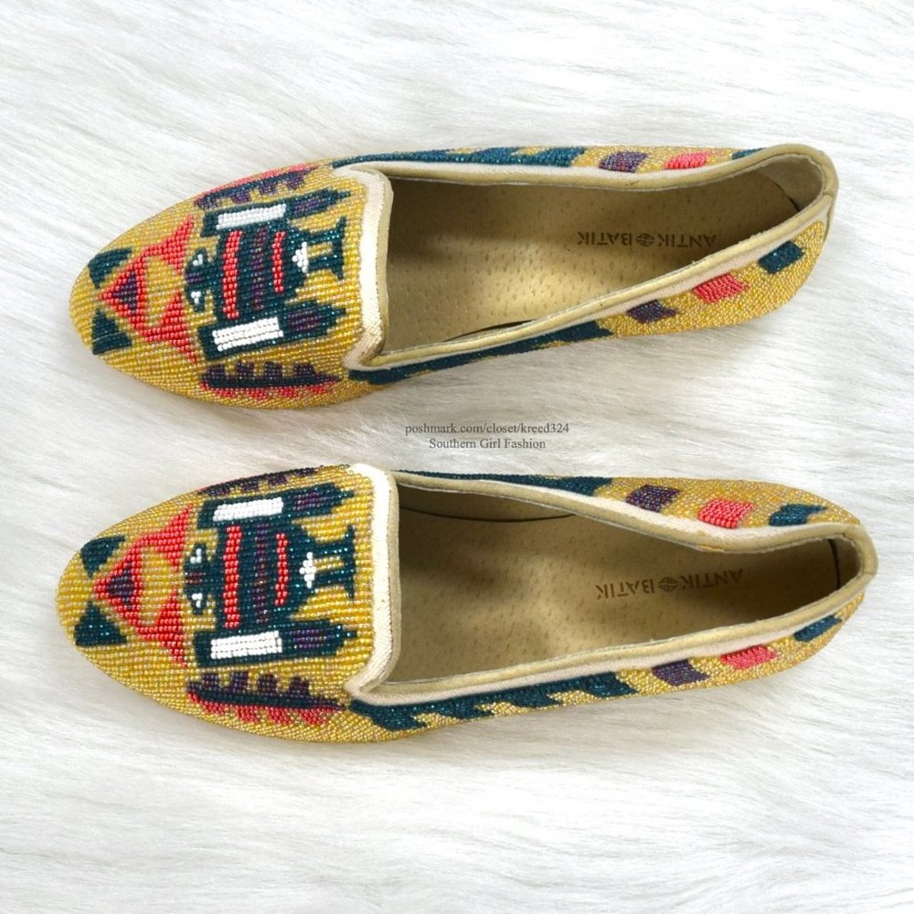 ANTIK BATIK Beaded Shoes Intricate Modern Loafers   poshmark.com/closet/kreed324 - Picture 3 of 10